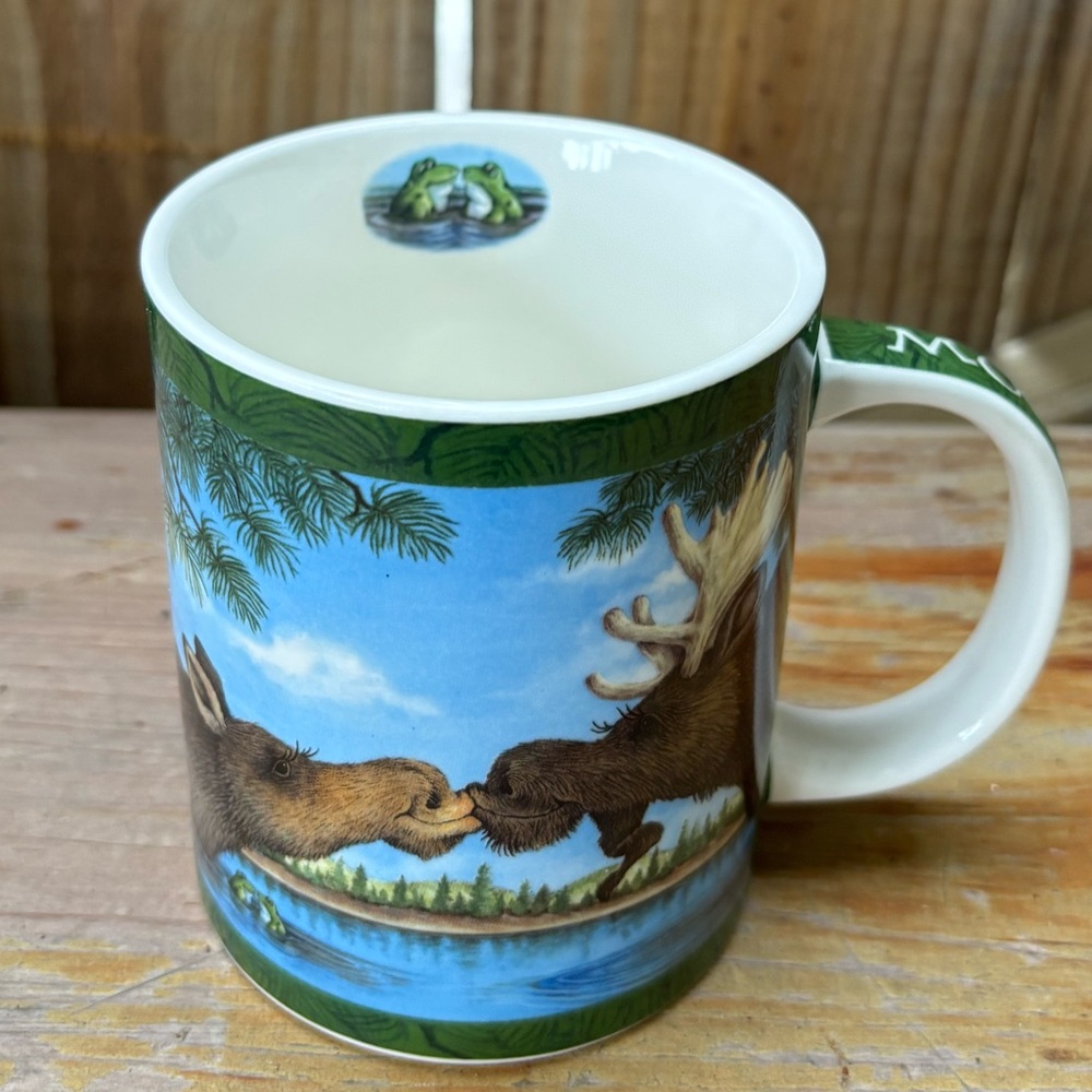 Cape Shore Moose Smooch Coffee Mug 12oz